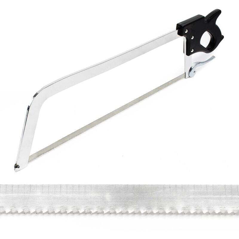foto del prodotto dpzo sega da macellaio professionale xl, utensile da cucina manuale, lama per gastronomia, salumi, ossa di grandi dimensioni