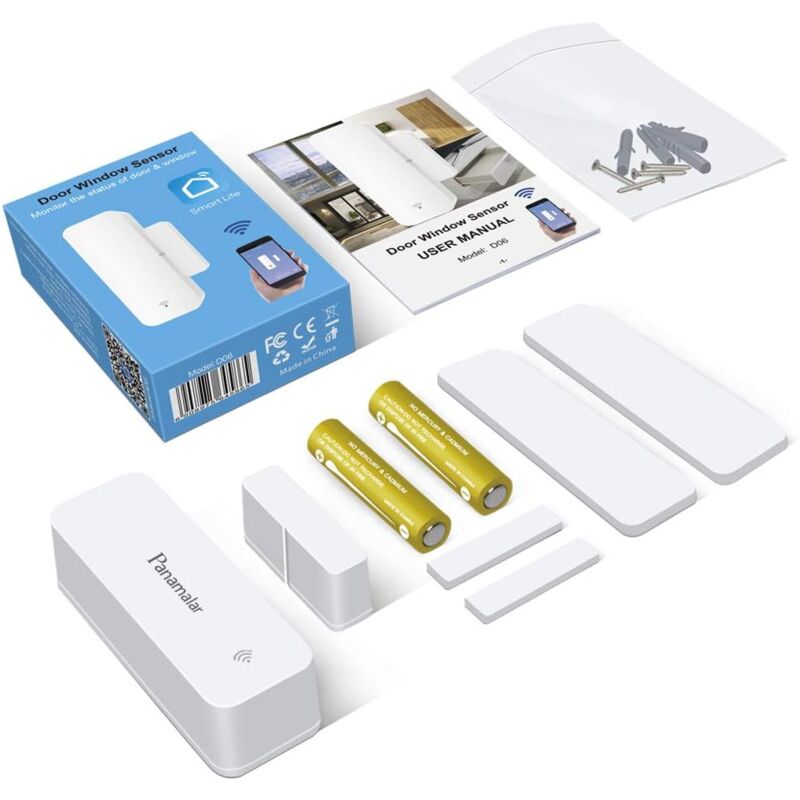 foto del prodotto dpzo sensore intelligente wireless per porte e finestre wi fi