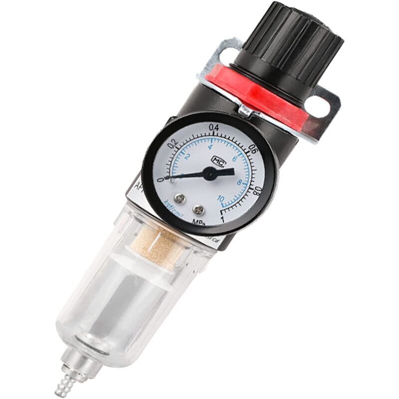 foto del prodotto dpzo separatore di olio e acqua ad aria compressa, filtro dell aria, riduttore di pressione con manometro, regolatore pneumatico, lubrificatore per