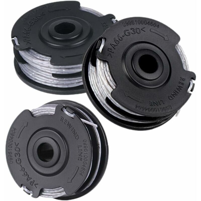 foto del prodotto dpzo set di 3 bobine per decespugliatore bosch art 24 27 30 30 36 li 18 m 1,65 mm