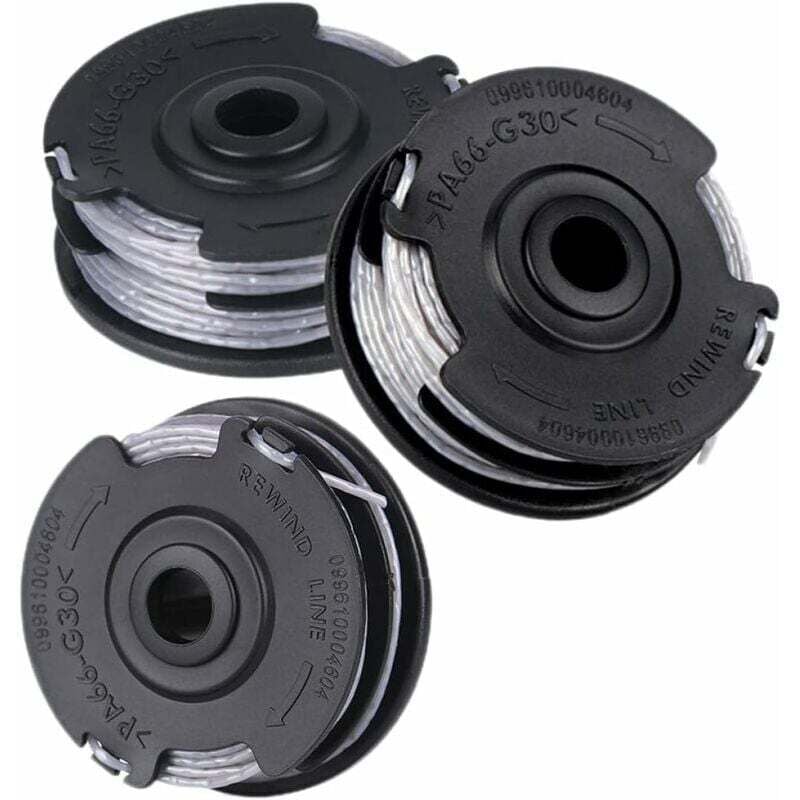 foto del prodotto dpzo set di 3 bobine per decespugliatore bosch art 24 27 30 30 36 li 18 m 1,65 mm