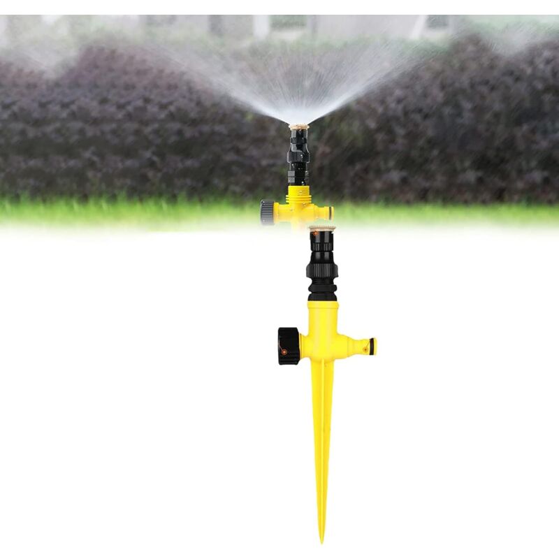 foto del prodotto dpzo sistema di irrigazione a rotazione a 360 , irrigatore automatico per prato e giardino