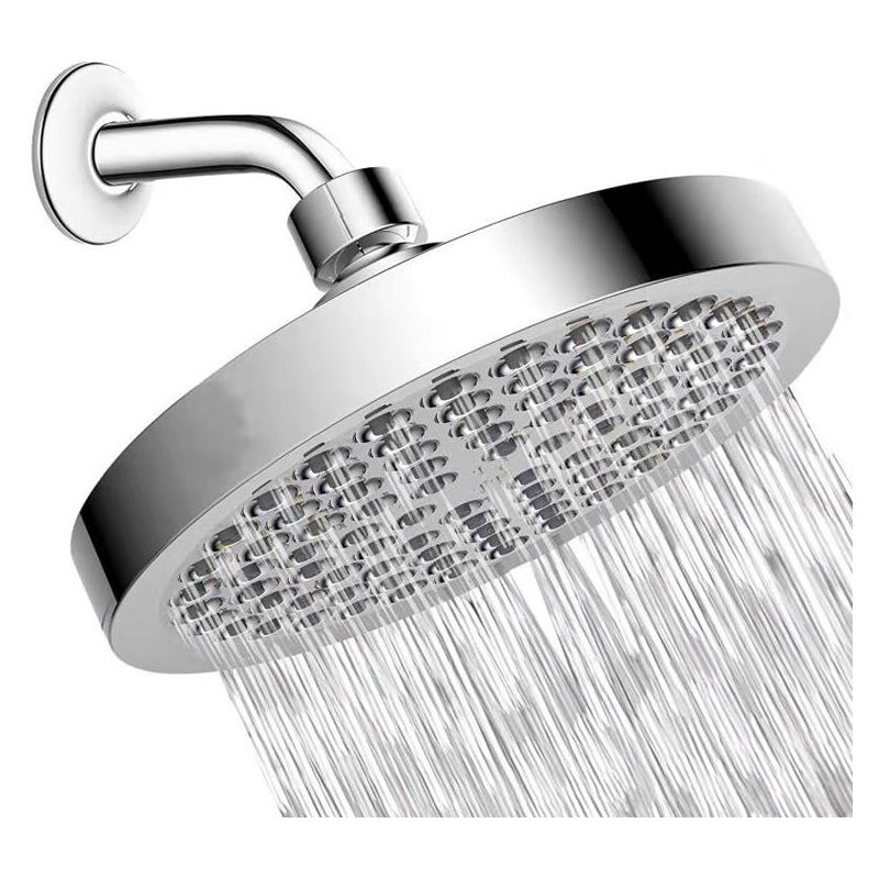 foto del prodotto dpzo soffione doccia da 15 cm soffione doccia rotondo ad alta pressione in acciaio inossidabile 304 per una doccia confortevole a bassa pressione