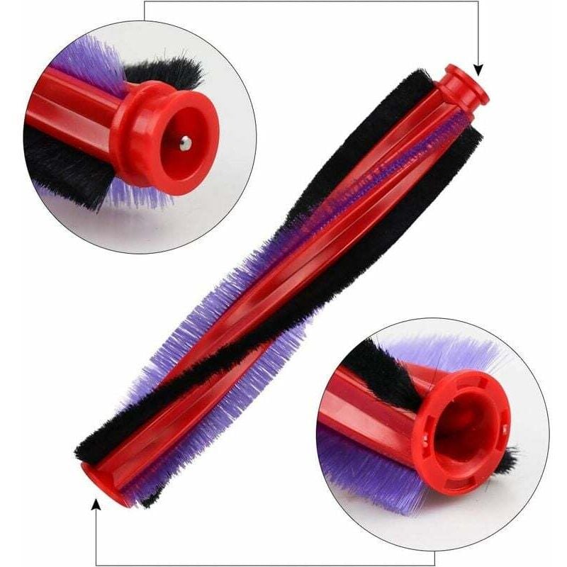 foto del prodotto dpzo spazzola a rullo da 225 mm per aspirapolvere dyson v6 dc59 dc62 sv03, spazzola a rullo elettrica di ricambio per aspirapolvere senza fili,