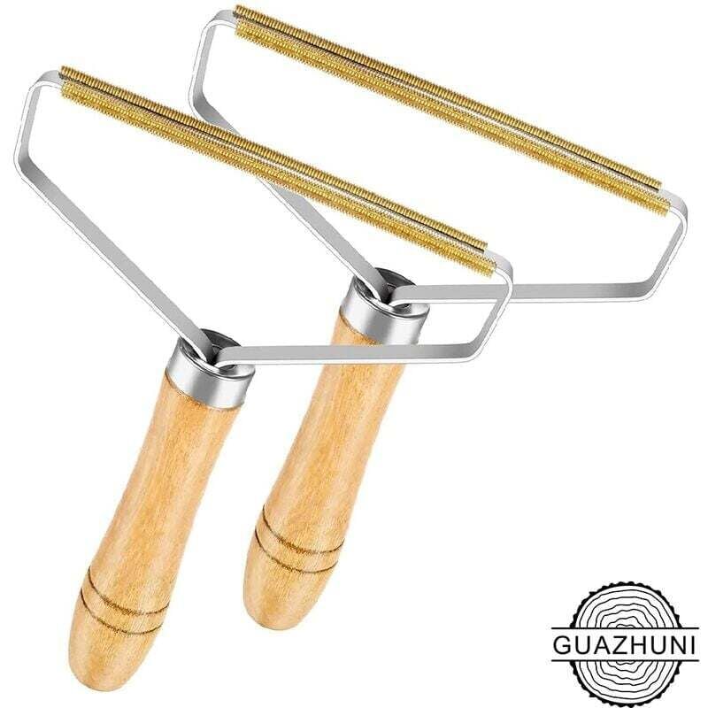 foto del prodotto dpzo spazzola manuale anti peli confezione da 2, rasoi anti pilling. levapelucchi portatile per cappotti, maglioni, tappeti, tende, divani