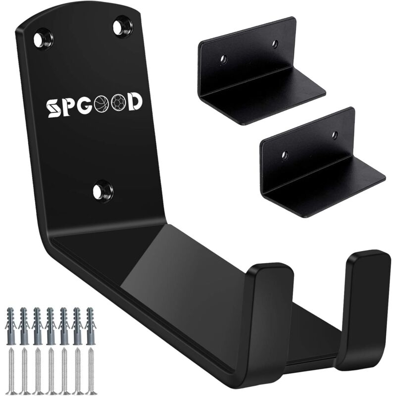 foto del prodotto dpzo supporto da parete per bici 3 in 1, supporto da parete per bicicletta, gancio per bici e 2 staffe e 2 cuscinetti protettivi, capacit di