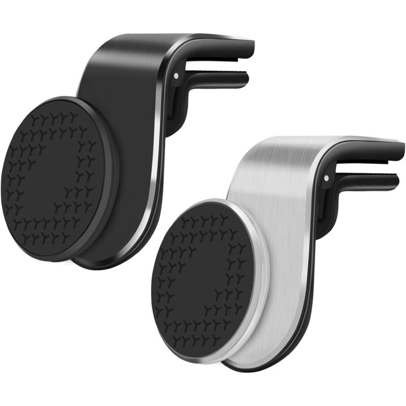 foto del prodotto dpzo supporto magnetico per telefono da auto, confezione da 2, supporto magnetico portatile per telefono, supporto magnetico per bocchette