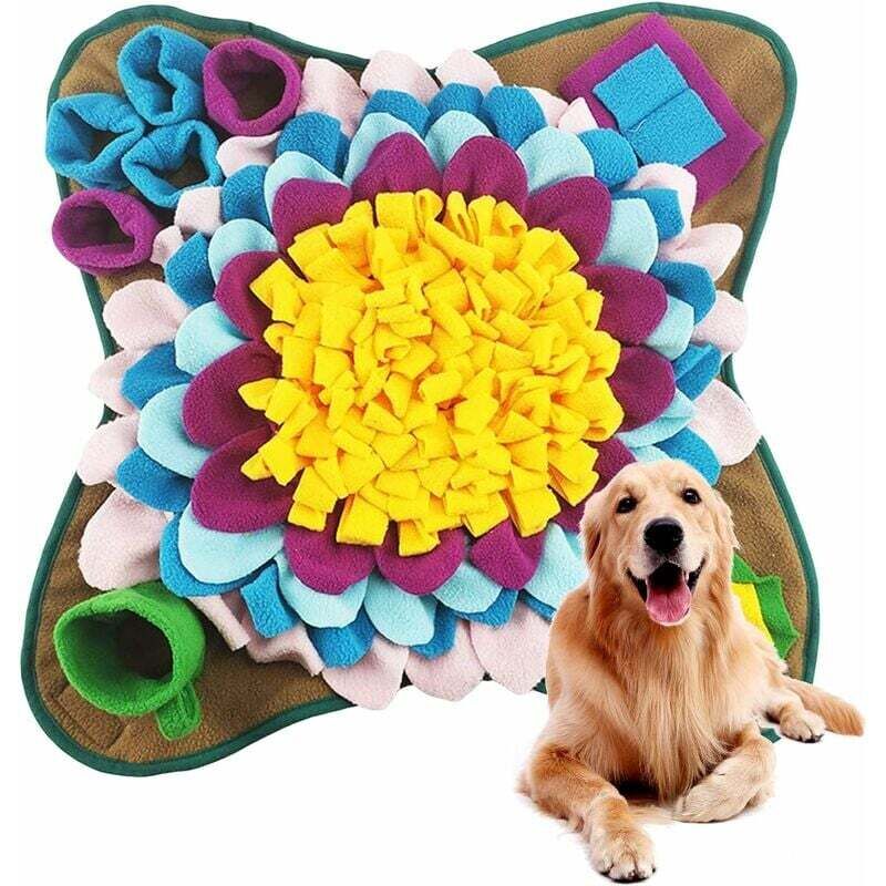 foto del prodotto dpzo - tappetino da fiuto per cani, tappetino da fiuto per cani, tappetino da ricerca per cani, tappetini per addestramento cani, tappetino per alimentazione lenta, giocattolo, tappetino da fiuto per cani, c