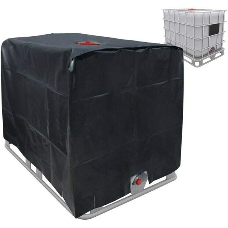 foto del prodotto dpzo telo di copertura per cisterna ibc 120x100x116cm, protezione in polietilene ad alta densit per acqua