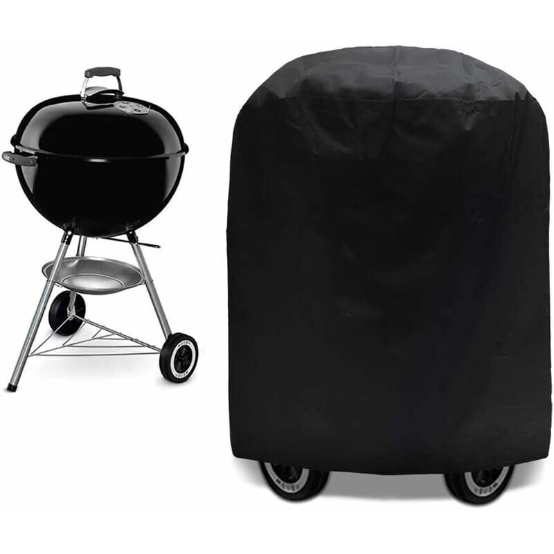 foto del prodotto dpzo telo protettivo per barbecue, impermeabile, anti uv, per barbecue nero 70 x 70 cm 