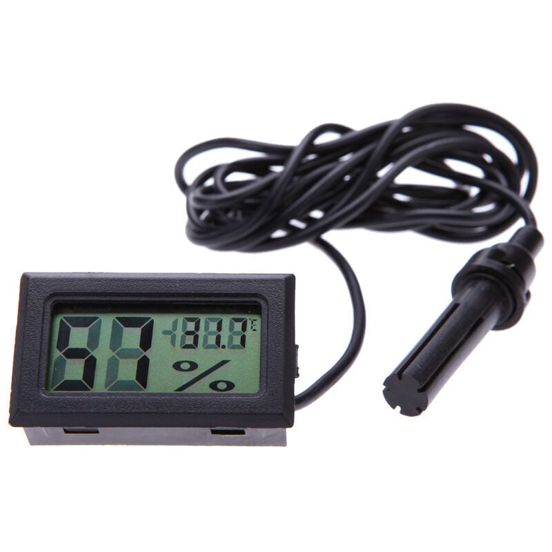 foto del prodotto dpzo termoigrometro termoigrometro elettronico minimo termoigrometro con display digitale con sonda