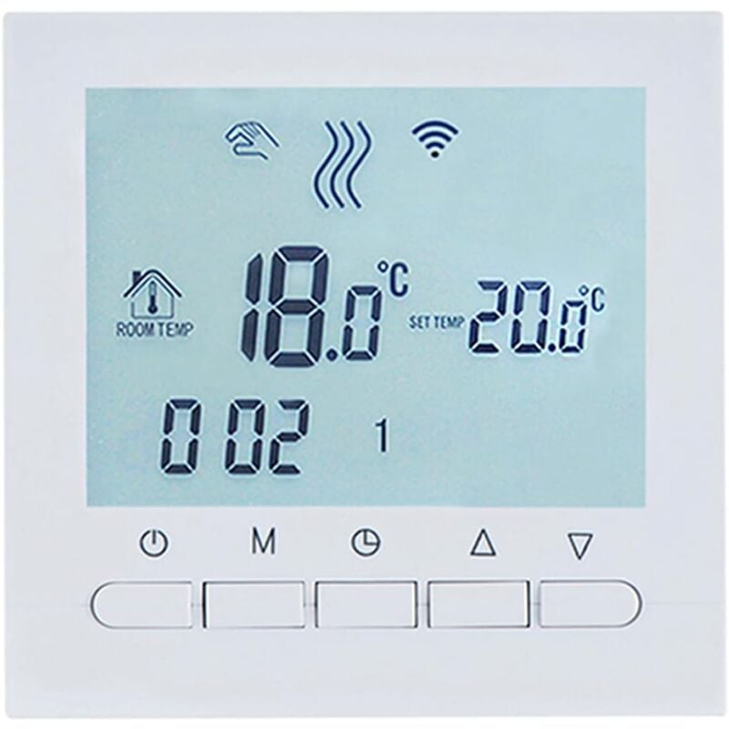 foto del prodotto dpzo termostato digitale bot 313 per caldaia a gas, programmabile con display lcd e controllo tramite smartphone