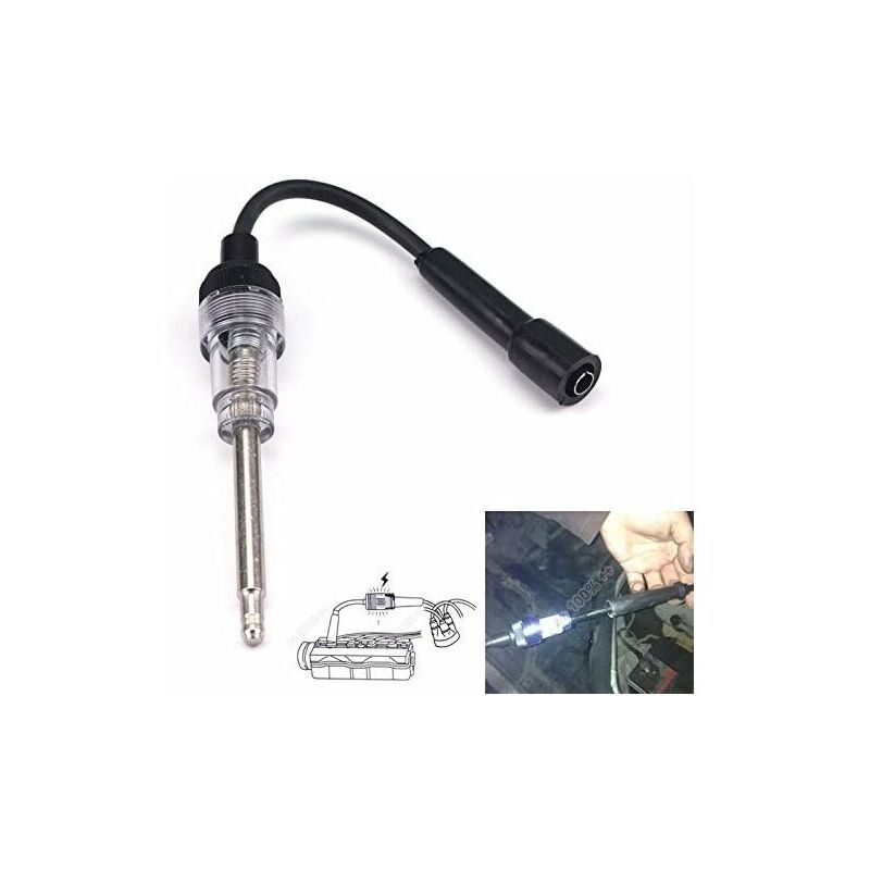 foto del prodotto dpzo tester di accensione, tester per candele, tester per sistema di accensione, bobina per auto, tester per motore automobilistico