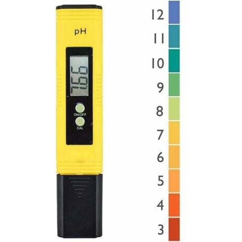 foto del prodotto dpzo tester ph professionale funzione di calibrazione automatica e intervallo di misurazione 0,00 14,00 per acquario portatile idroponica piscina