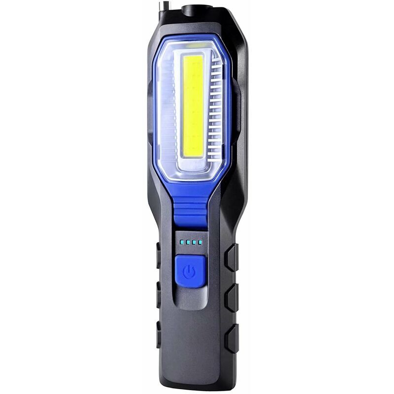 foto del prodotto dpzo torce elettriche standard lampada da lavoro portatile a led ricaricabile cob, batteria ricaricabile tramite usb da 2800 mah, torcia a led