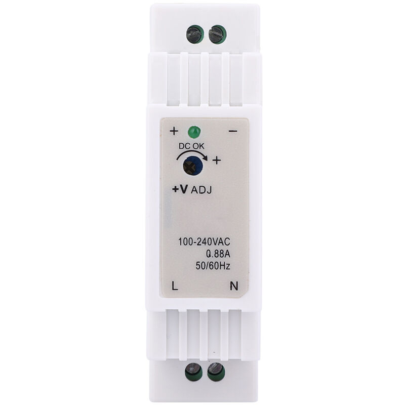 foto del prodotto dr 15 12 alimentatore switching a uscita singola su guida din 12v 1,25a 15wdr 15 12 eosnow