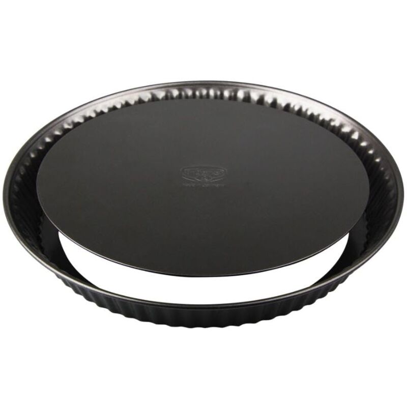 foto del prodotto dr. oetker 1443 tradizione stampo per quiche 28 cm, in lamiera d acciaio, grigio, 28 x 4, 5 cm
