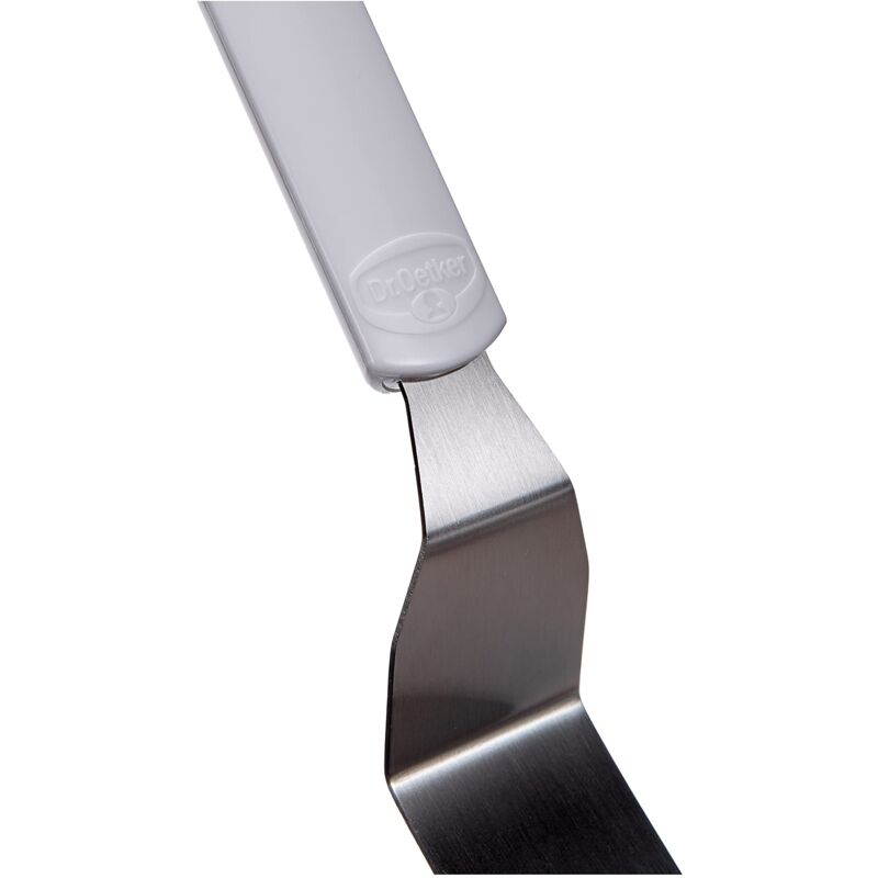 foto del prodotto dr. oetker 1659 spatola angolare, acciaio inox, argento, 5 x 5 x 2 cm