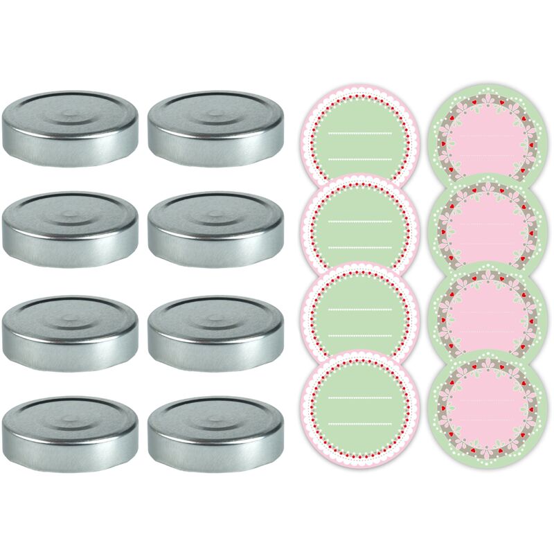 foto del prodotto dr.oetker 3230.0 set da 8 coperchi, alluminio, multicolore, 8,5 x 8,5 x 1 cm