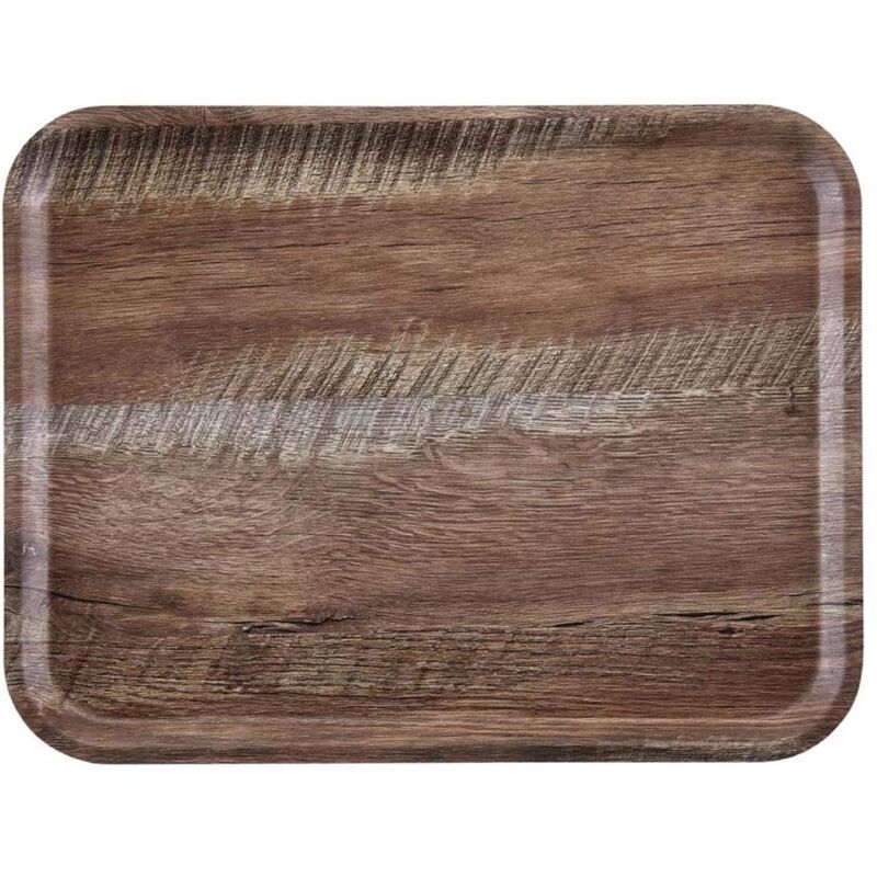 foto del prodotto dr587 vassoio per mensa in laminato, 14 x 460 x 360 mm, rovere scuro cambro