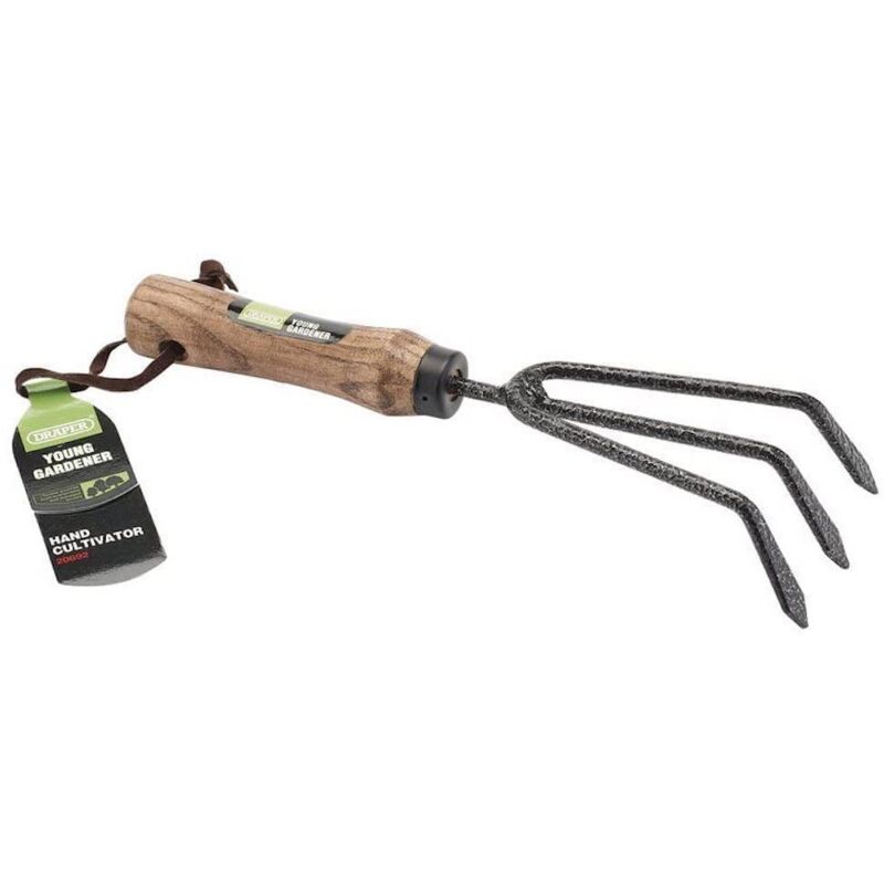 foto del prodotto draper 20692 young gardener hand cultivator with ash handle