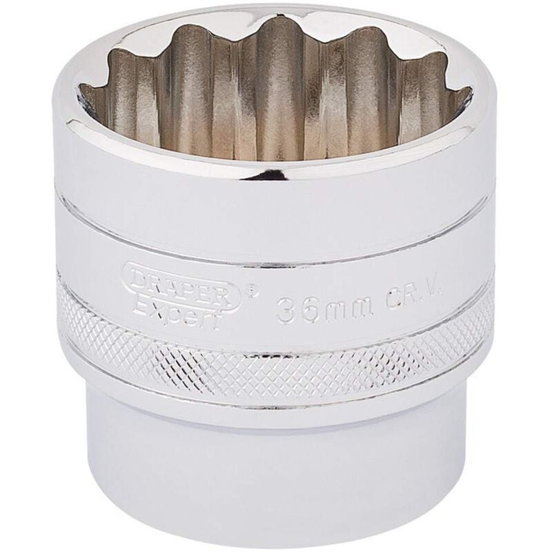 foto del prodotto draper 33594 chiave a bussola a 12 punte, attacco quadro da 1 2, misura 36 mm