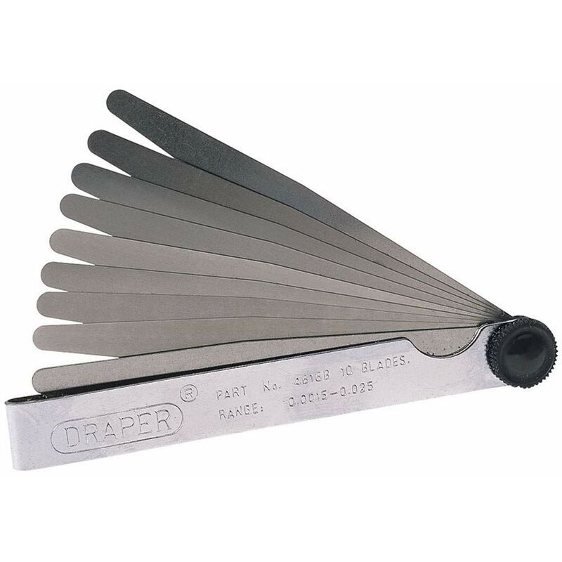 foto del prodotto draper 36174 imperiale af set di calibri da 0 a 0 cm, lunghezza 100 mm, 10 pezzi, blu