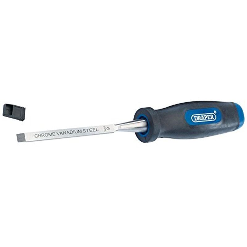 foto del prodotto draper 83277 6 mm scalpello nero argento
