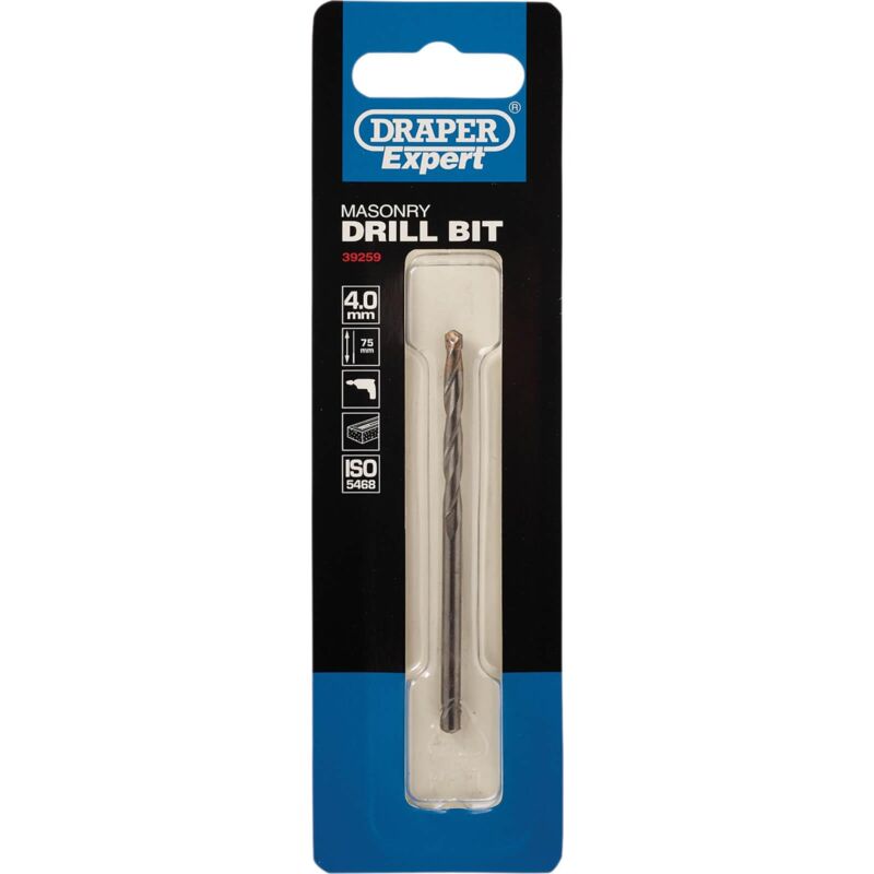 foto del prodotto draper expert draper punta per trapano professionale, per muratura, codice articolo md12pb, blu, dra39259
