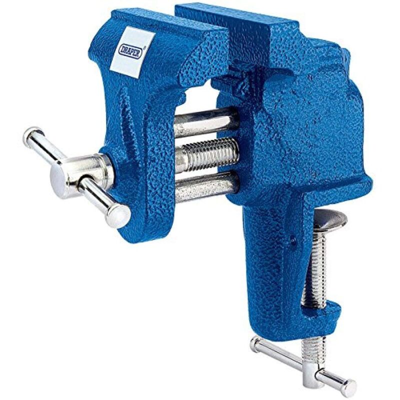 foto del prodotto draper morsa da banco, capacit 40 mm, 38267, morsetto in metallo resistente per tavolo e banco da lavoro