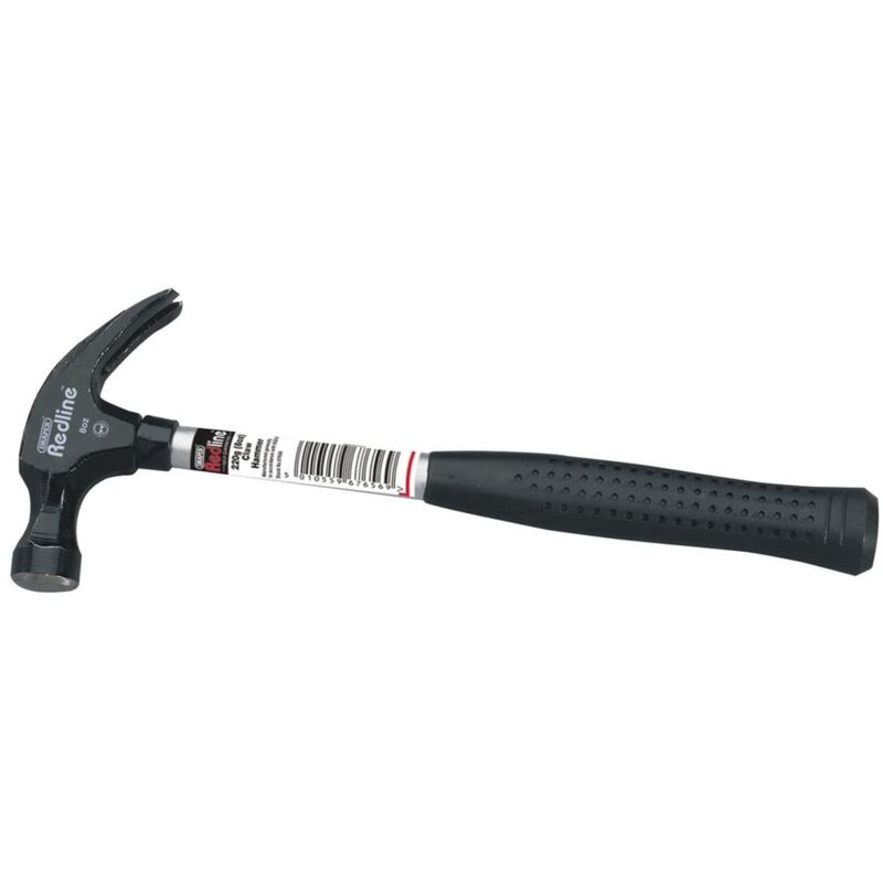 foto del prodotto draper tools draper, 67656, redline 67656 225 g 8 oz artiglio martello con albero in