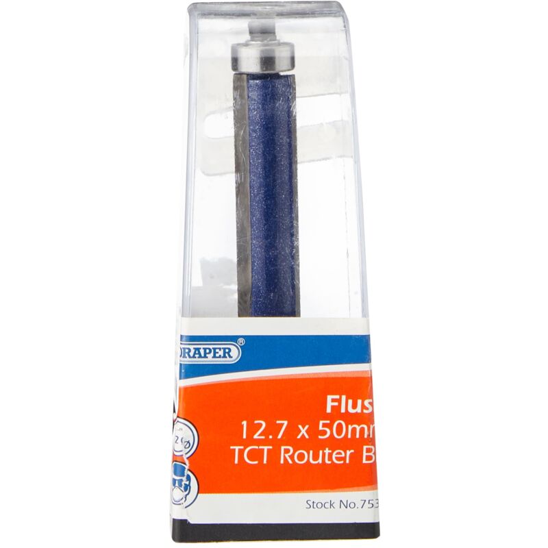 foto del prodotto draper tools draper 75352 fresa al carburo di tungsteno, 12,7 x 50 mm, attacco da 1 2 pollice a filo