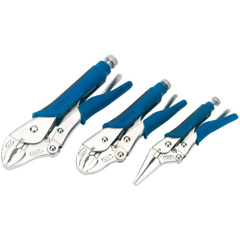 foto del prodotto draper tools draper 88293 set di 3 pinze autobloccanti