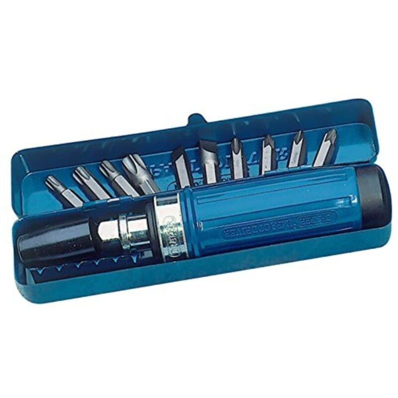 foto del prodotto draper tools draper expert 22322 set di cacciaviti a percussione con viti e bulloni, 12 pezzi, blu