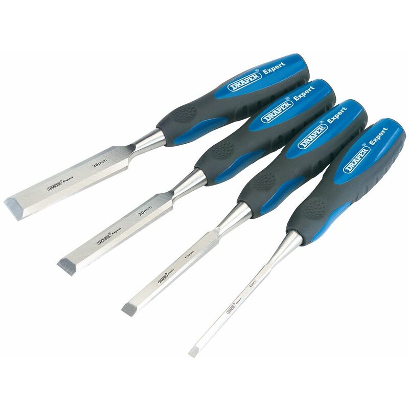 foto del prodotto draper tools draper expert 89726 set di 4 scalpelli con impugnatura morbida