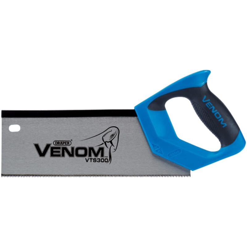 foto del prodotto draper venom 82200 sega a tenone 12ppi, lunghezza lama 300 mm, blu