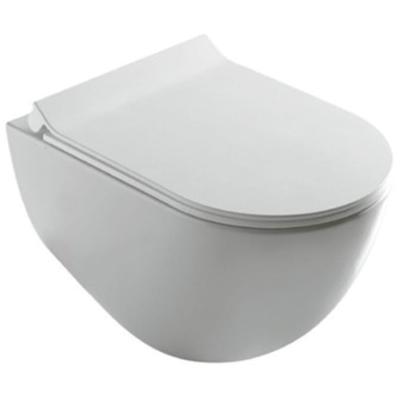 foto del prodotto dream wc senza brida sospeso 36x56 bianco codice prod 7317 galassia