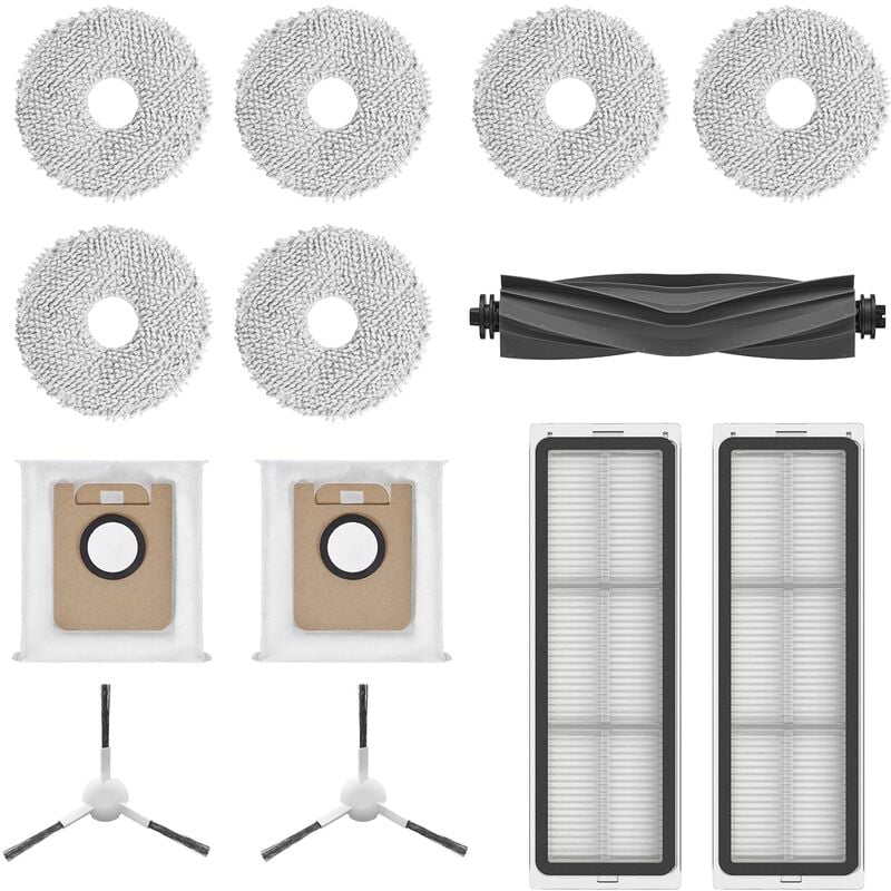 foto del prodotto dreame kit accessori l10s ultra e l10 ultra, 1x spazzola principale, 2x spazzole laterali 2x filtri antipolvere, 2x sacchetto per la raccolta