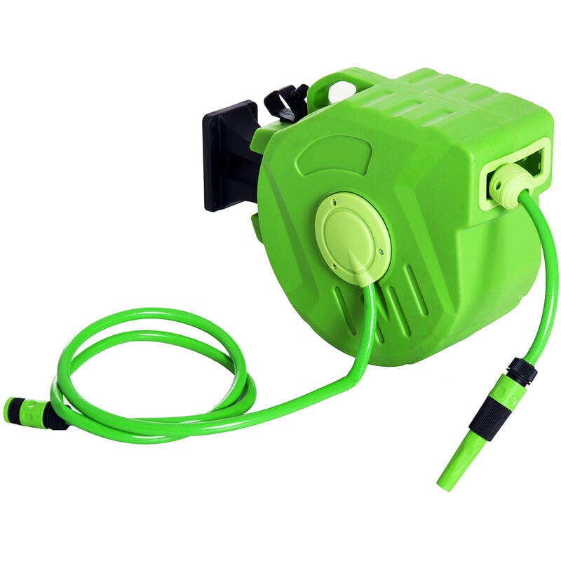 foto del prodotto dreame outsunny avvolgitubo acqua a parete con riavvolgimento automatico