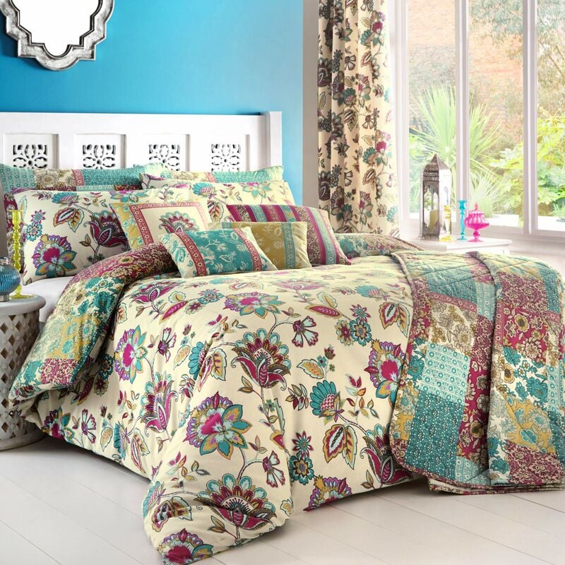 foto del prodotto dreams drapes sogni n tende singolo marinelli teal parure con federe, turchese