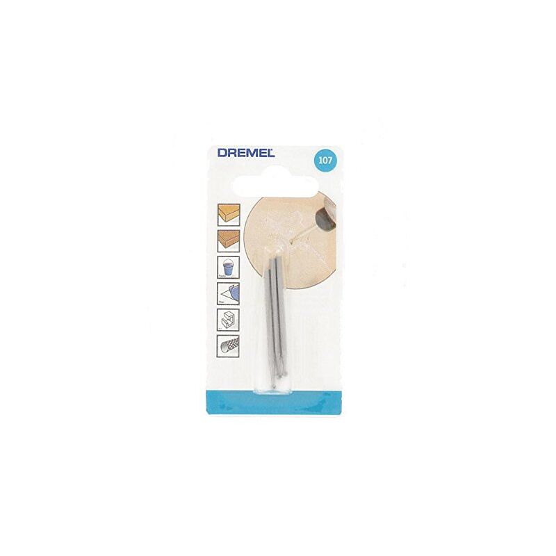 foto del prodotto dremel 107 frese per incisione, diametro2.4 mm, 3 pezzi