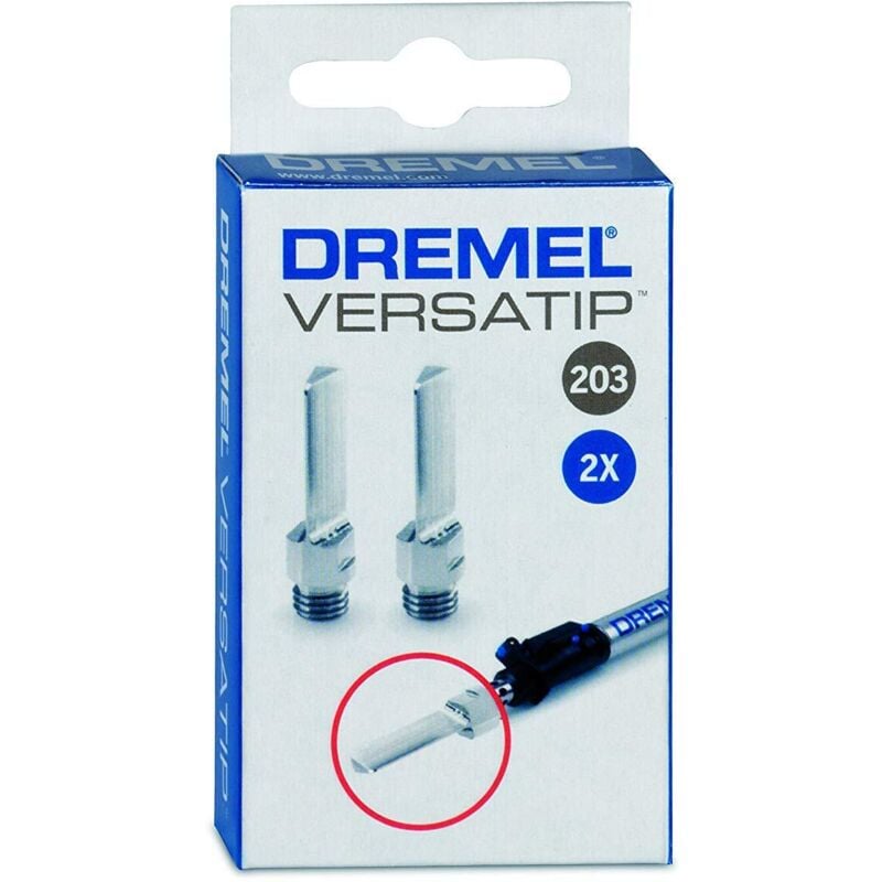 foto del prodotto dremel 203 accessori per sagomare a caldo per versatip, 2 pezzi