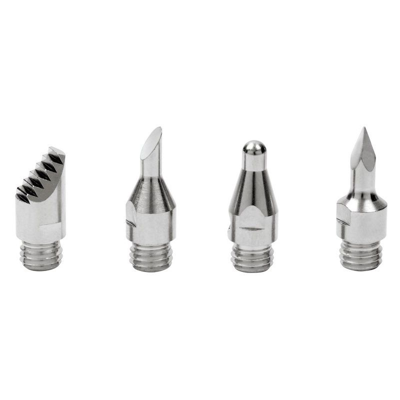 foto del prodotto dremel 204 versatip set di accessori, 4 punte per pirografia per disegnare, ombreggiare, fare strisce su legno e altri materiali