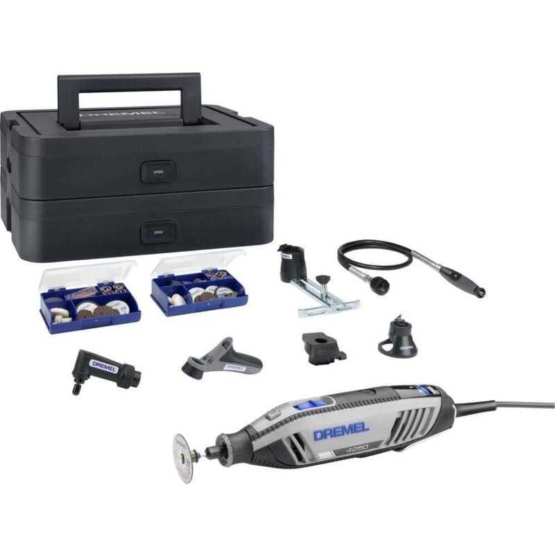 foto del prodotto dremel 4250 6 128 platinum box multitool f0134250js multiutensile elettrico
