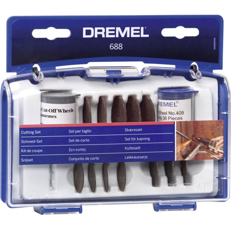 foto del prodotto dremel 688 26150688ja kit dischi da taglio 1 kit metallo, plastica