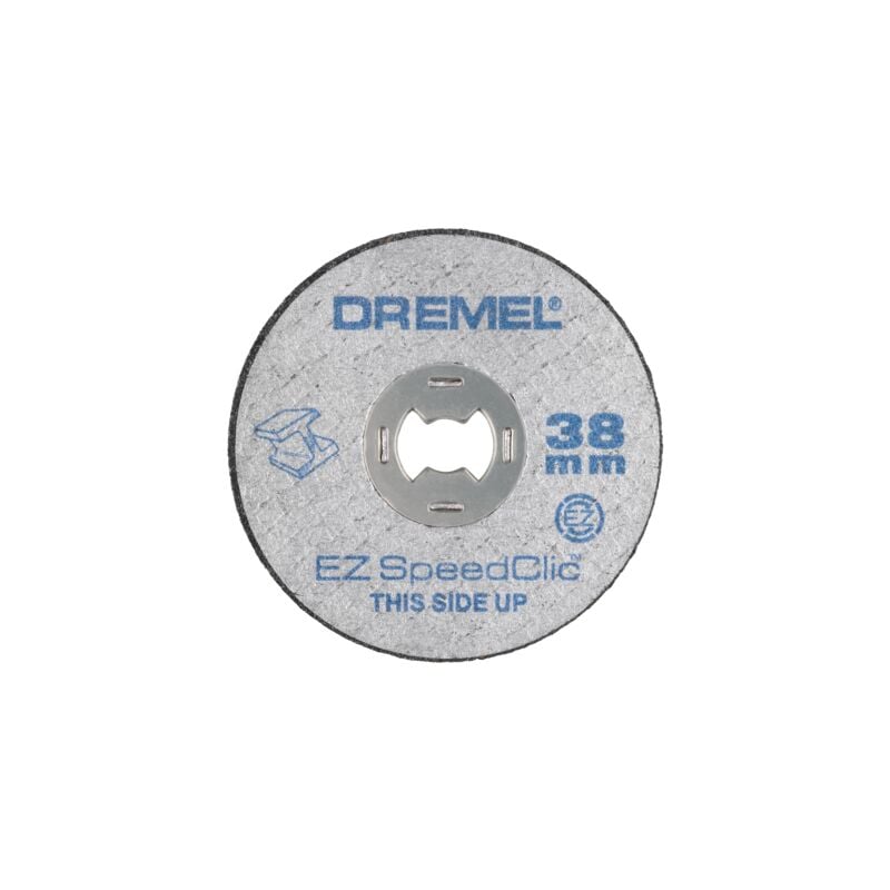 foto del prodotto dremel lotto di 12 dischi da taglio speedclic ez 38 mm spessore 1,2 mm 2615 s456 jd