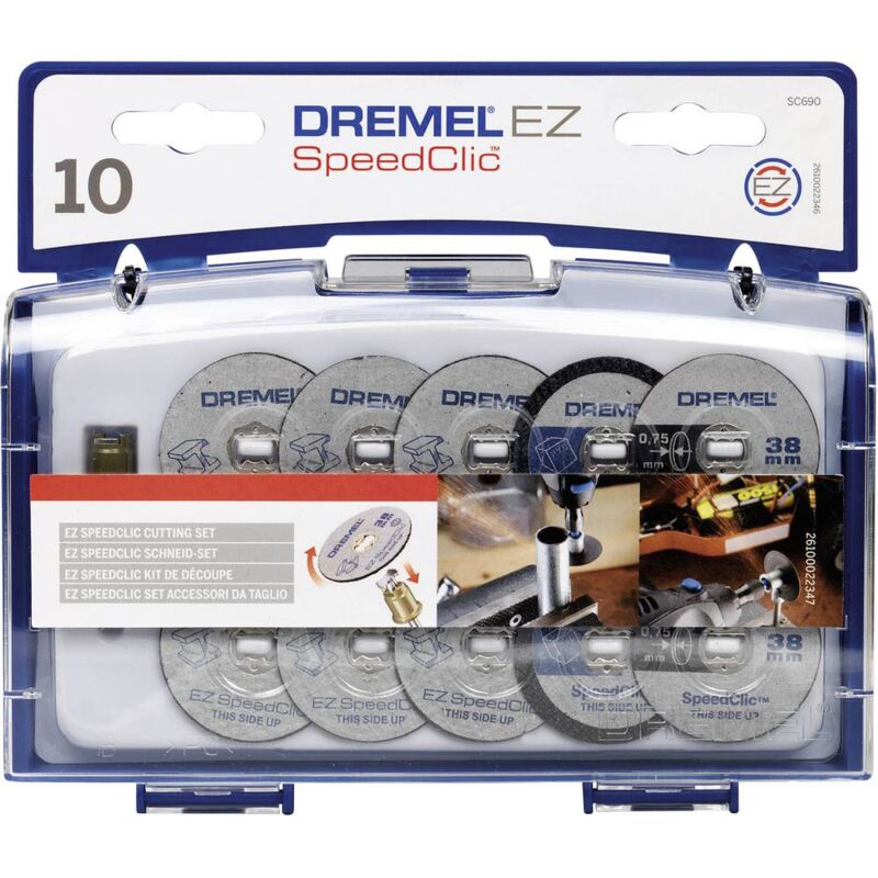 foto del prodotto dremel sc690 2615s690ja kit dischi da taglio 38 mm 1 kit metallo, plastica