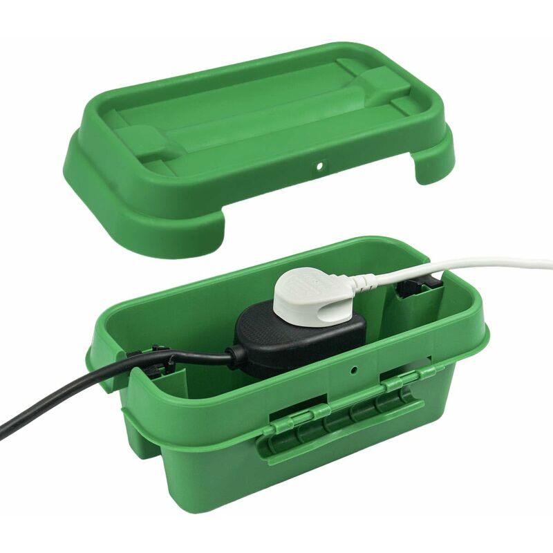 foto del prodotto dribox scatola di connessione elettrica da esterno resistente alle intemperie ip55, per luci di natale, timer, cavi di prolunga, bobine e
