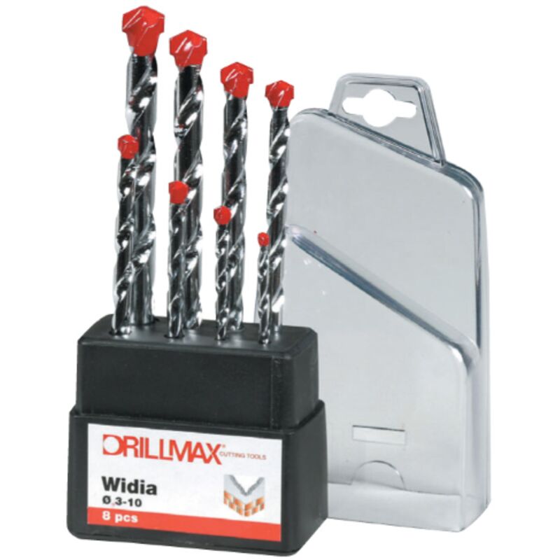 foto del prodotto drillmax serie 8 punte per pietrame marmo 3 10 mm punta trapano