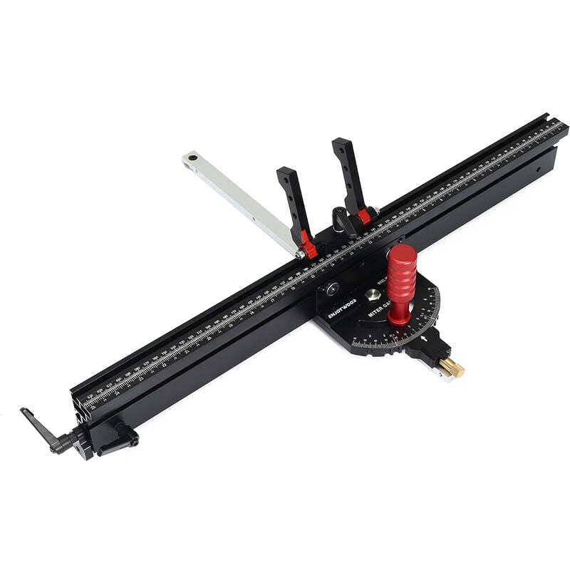foto del prodotto drillpro 600 1200mm sistema di mitra di precisione in lega di alluminio per enjoywood m1 pro sega da tavolo super accurata zebraa